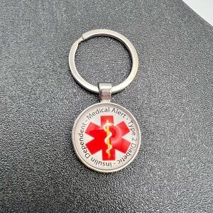 ❗️5/$25❗️Medical Alert Keychain Diabetic